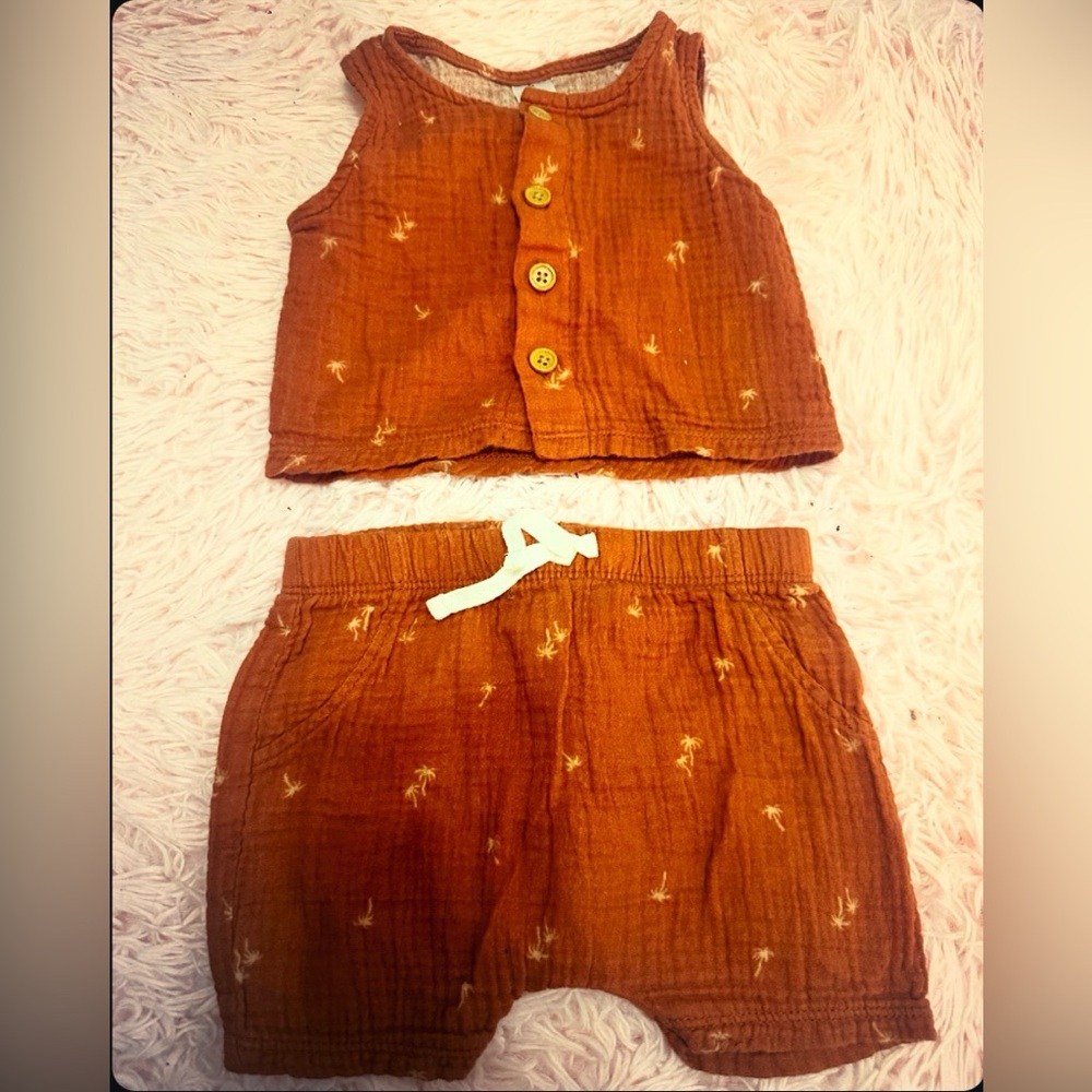 Modern Moments by Gerber short set. Size 12 Months